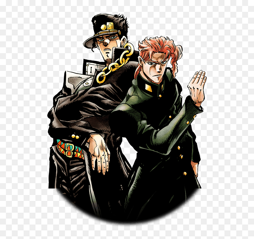 Unit Jotaro Kujo And Kakyoin Noriaki - Noriaki Kakyoin And Jotaro, HD Png Download - jotaro png