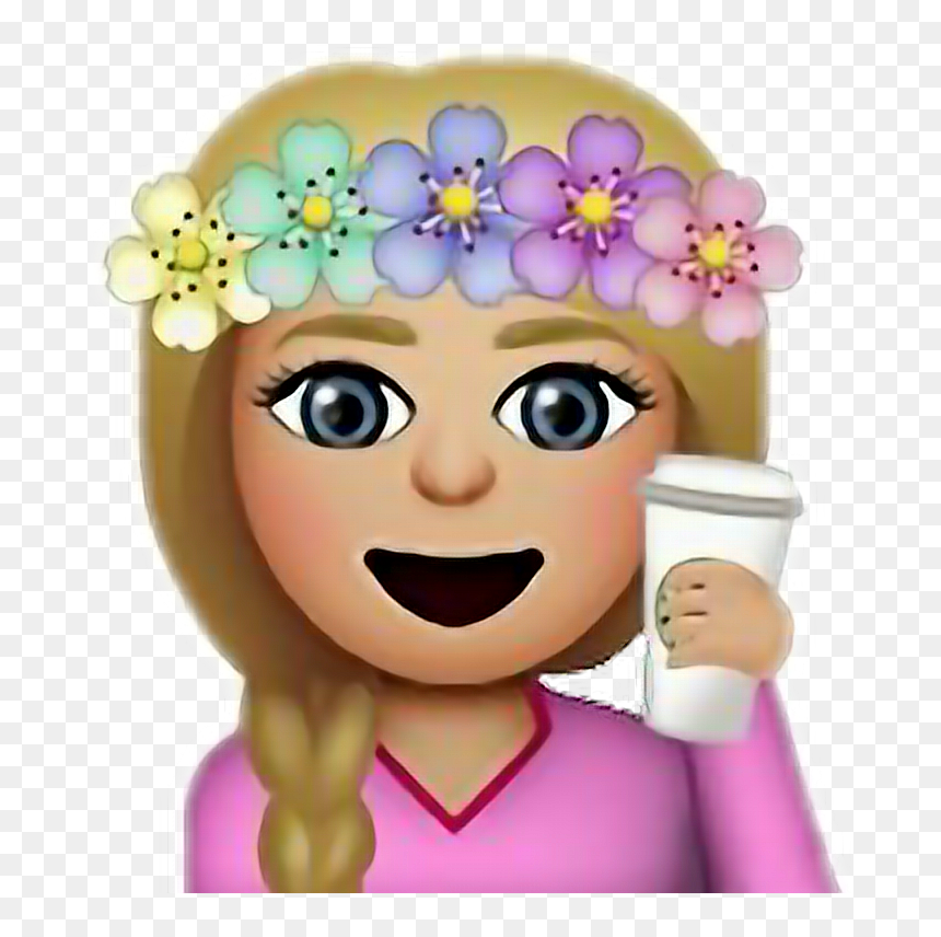 Emoji Girl Png - New Blonde Girl Emoji, Transparent Png - girl emoji png