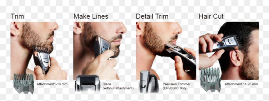 Panasonic Er Gb70 S Men"s Electric Beard, Mustache - Action Film, HD Png Download - mexican mustache png