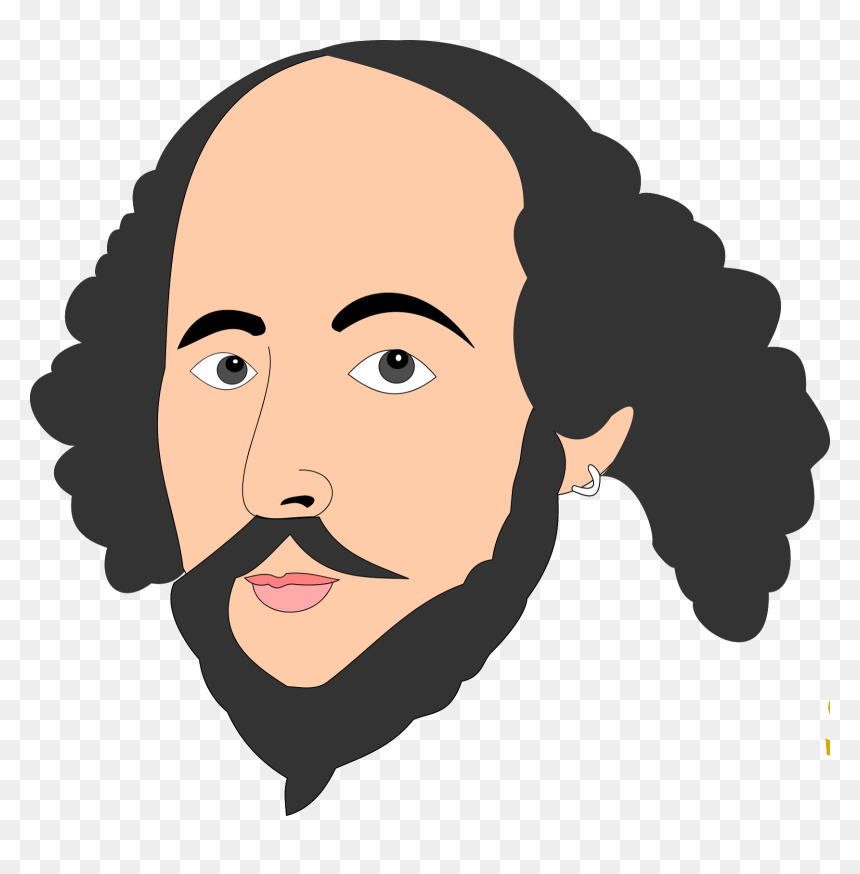 William Shakespeare Dibujo Png , Png Download - Shakespeare Dibujos Png, Transparent Png - shakespeare png