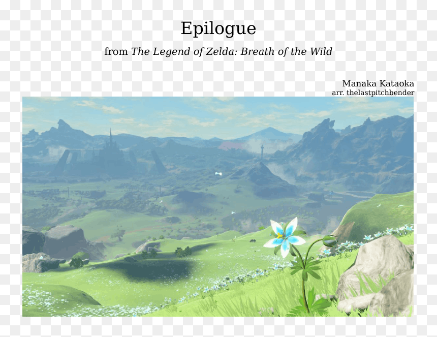 Breath Of The Wild - Legend Of Zelda Breath Of The Wild Scenery, HD Png Download - breath of the wild png