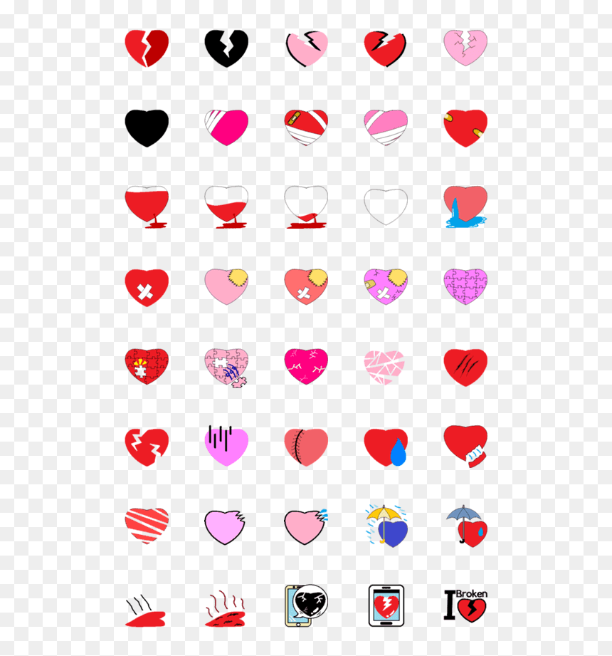 Art, HD Png Download - broken heart emoji png