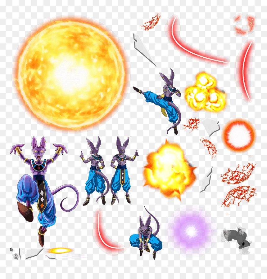 Umpire Of Annihilation Beerus [thread]pic - Dokkan Battle Beerus Asset, HD Png Download - beerus png