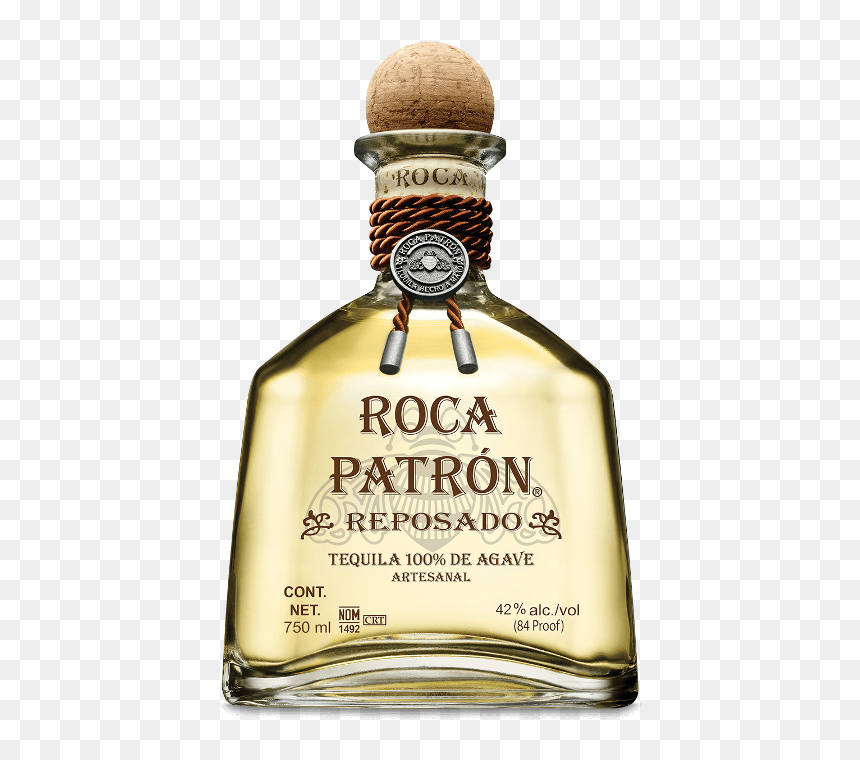 Patron Bottle Png - Roca Patron Reposado, Transparent Png - tequila bottle png