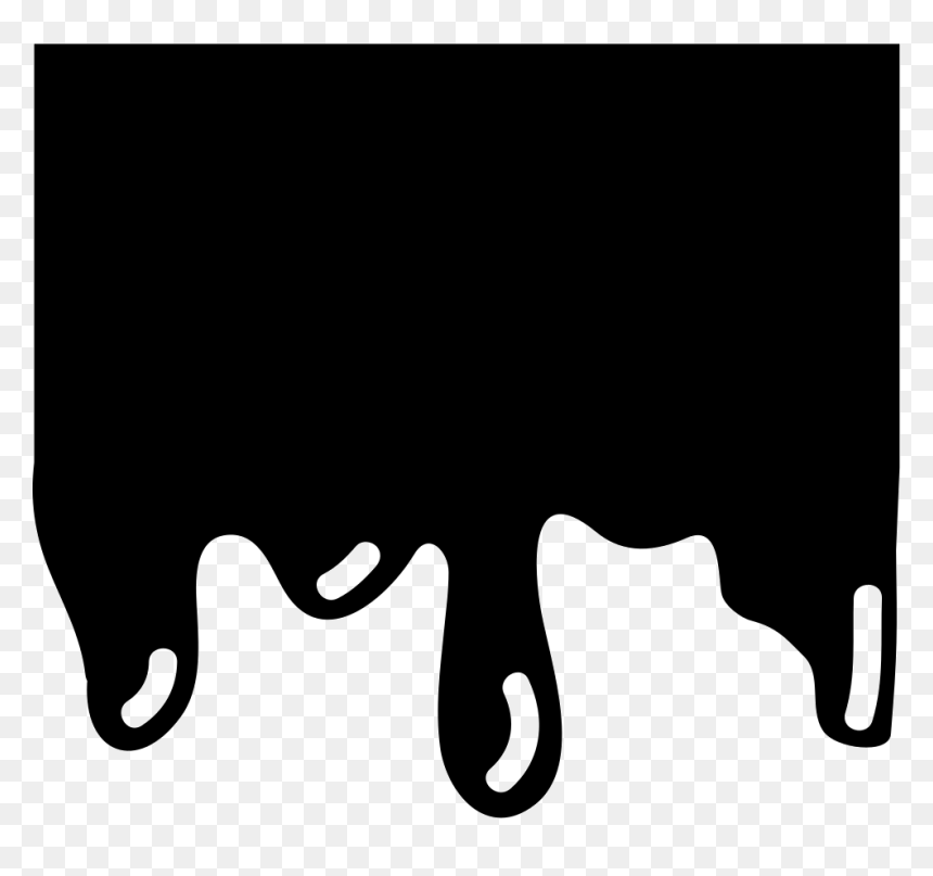 Paint Dripping From Wall - Water Dripping Black And White, HD Png Download - dripping png