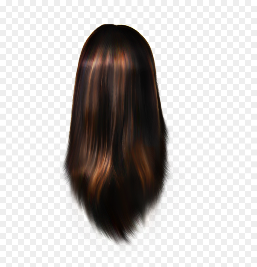 Women Hair Png Image - Hair Front Png Transparent, Png Download - brown hair png