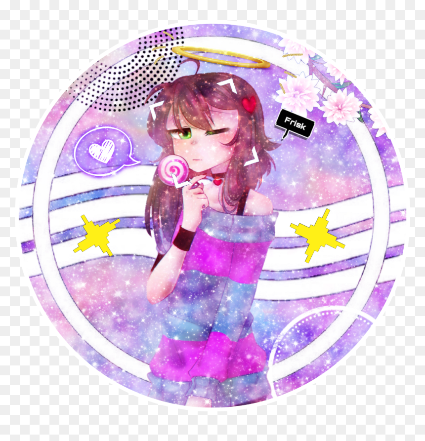 #undertale #frisk #lolipop #heart - Portable Network Graphics, HD Png Download - undertale heart png