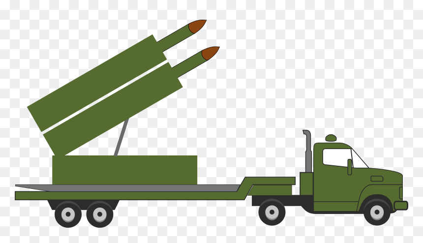 Motor Vehicle,vehicle,line - Missile Launcher Clip Art, HD Png Download - tow truck png