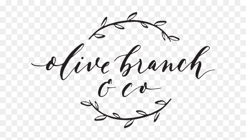 Portfolio Olive Branch & Co Calligraphy - Calligraphy, HD Png Download - olive branch png