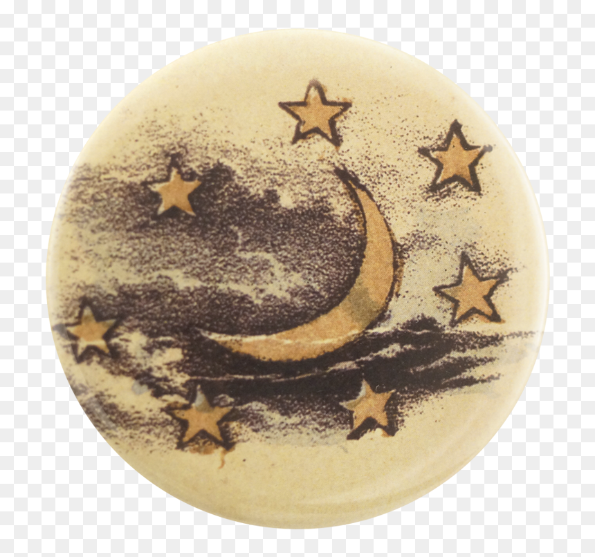 Moon & Stars - Circle, HD Png Download - circle of stars png