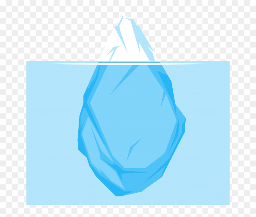 Clip Art Cartoon Blue - Creative Arts, HD Png Download - iceberg png