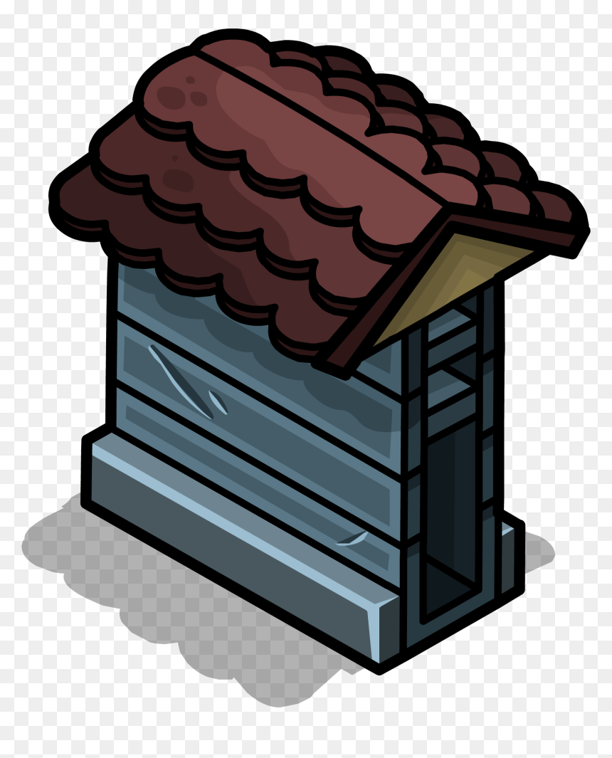 Haunted House Wall Sprite - Roof, HD Png Download - haunted house png