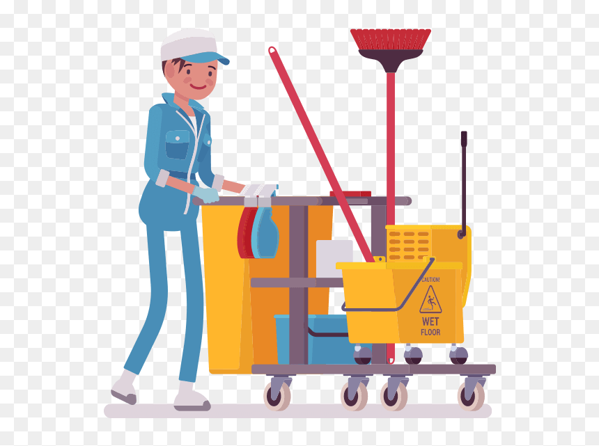 Originally Established To Provide Discount Cleaning - Cartoon Cleaning Supplies, HD Png Download - cleaning supplies png