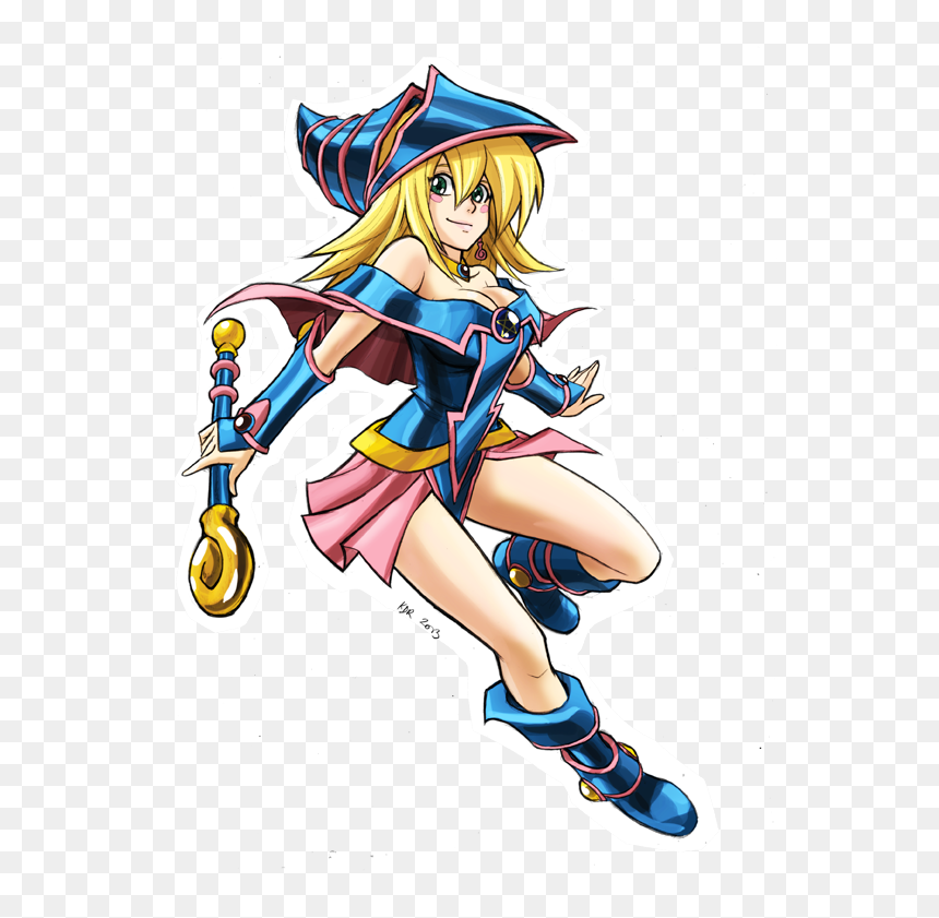 Dark Magician Girl By Kevinraganit - Dark Magician Girl Png, Transparent Png - waifu png