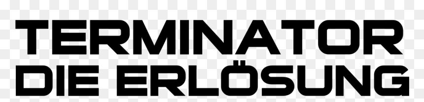 Terminator Salvation Font, HD Png Download - terminator png