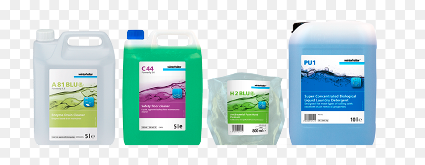 Winterhalter Detergents And Rinse Aids - Bottle, HD Png Download - cleaning supplies png