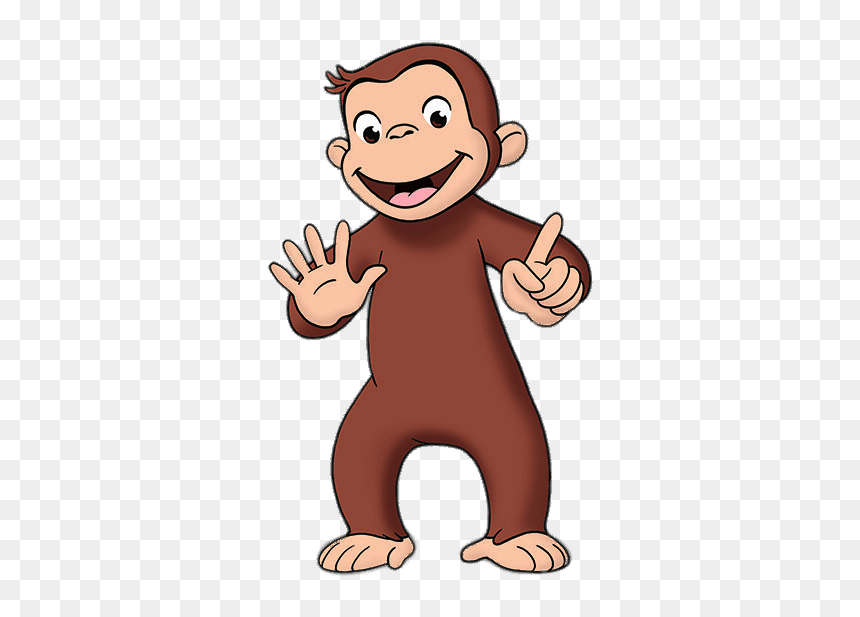 Curious George Counting To - Transparent Curious George Png, Png Download - curious george png