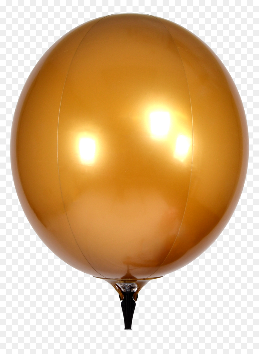 Transparent Gold Balloons Png - Balloon, Png Download - gold balloons png