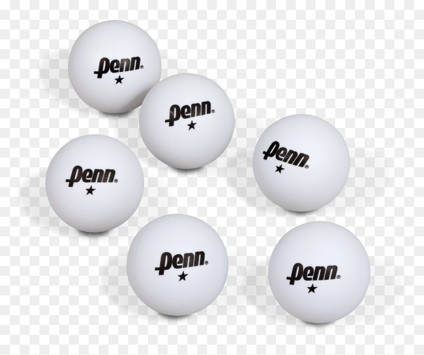 Penn 40mm 1 Star White Table Tennis Balls - Penn Tennis, HD Png Download - ping pong ball png