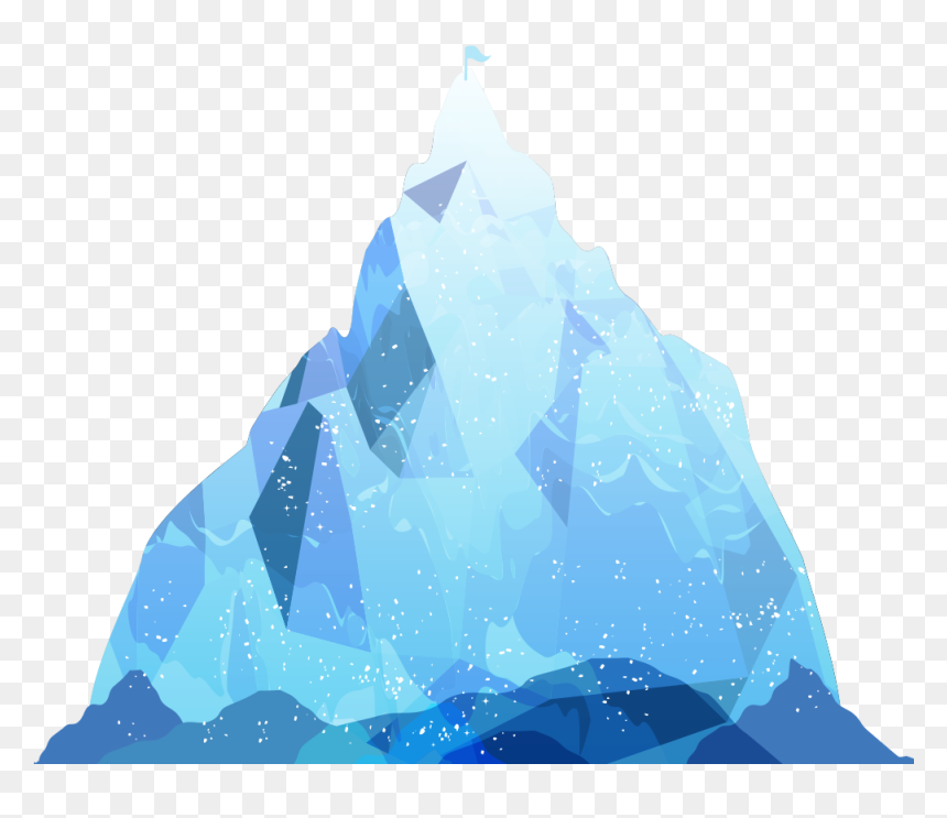 Snowy Peaks Media Elevated Entertainment - Sea Ice Png, Transparent Png - iceberg png