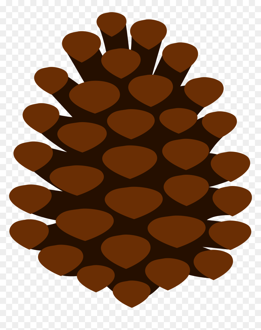 Free Pine Cone Clip Art - Pine Cone Clip Art, HD Png Download - pine cone png