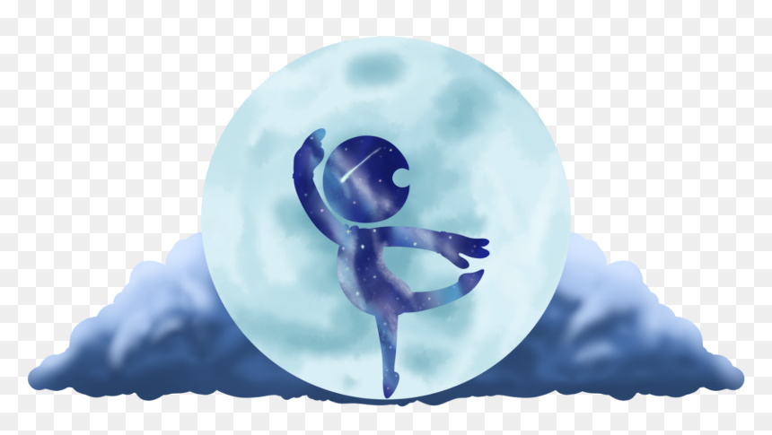Moon And Stars - Circle, HD Png Download - circle of stars png