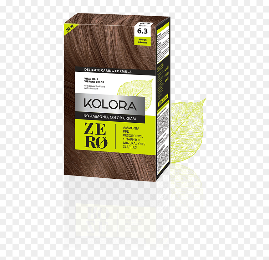 3 Amber Brown - Kolora Zero 6.3, HD Png Download - brown hair png