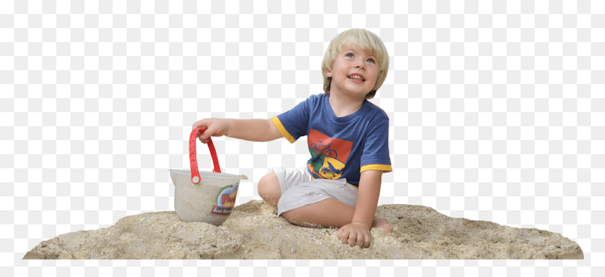 Child Playground Seaside Resort Beach - Kids Playing Beach Png, Transparent Png - beach sand png