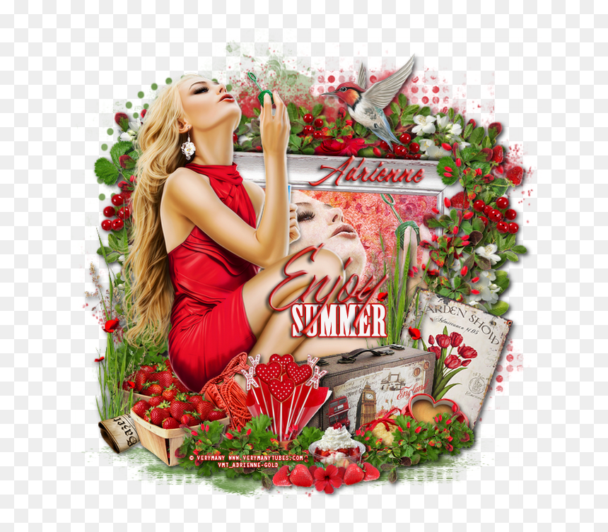 Strawberry In A Basket, HD Png Download - soap bubble png