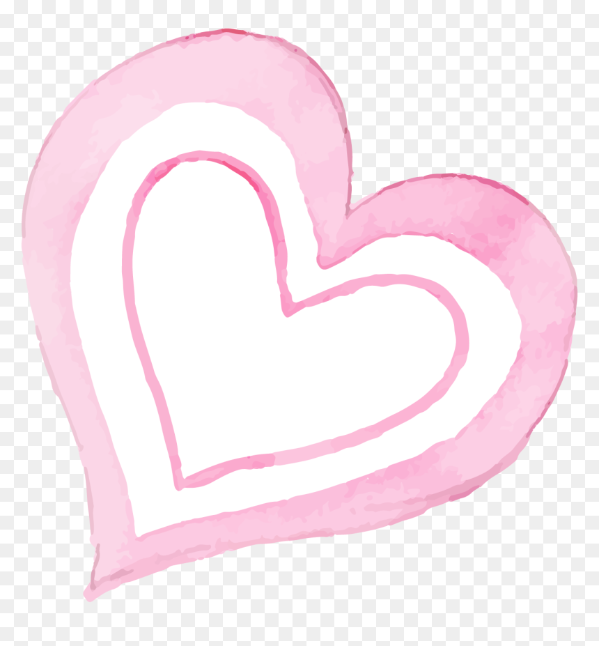 Heart, HD Png Download - watercolor heart png
