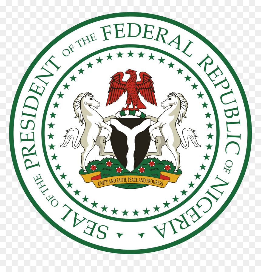 President Of Nigeria Seal, HD Png Download - presidential seal png