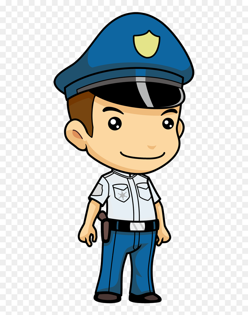 Cute Policeman Police Clipart - Police Officer Clipart, HD Png Download - policeman png