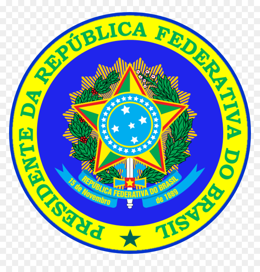 President Seal Png - Brazil Coat Of Arms, Transparent Png - presidential seal png