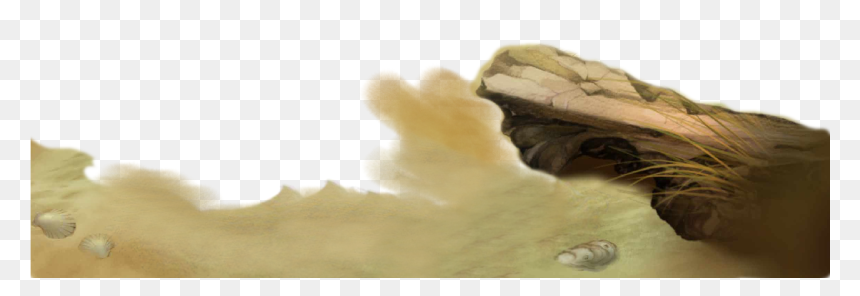Beach Huts, Beach Sand - Rock, HD Png Download - beach sand png