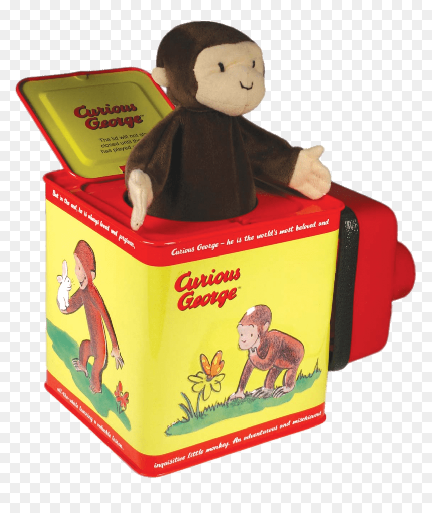 Curious George Jack In The Box Clip Arts - Curious George Jack In The Box, HD Png Download - curious george png