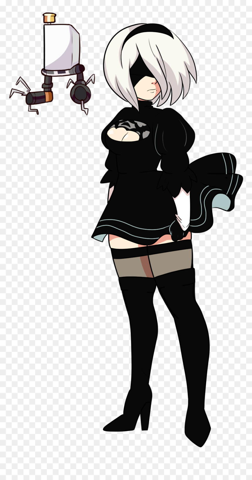 My Bae 2b❤️ - Automata Overwatch, HD Png Download - nier automata png