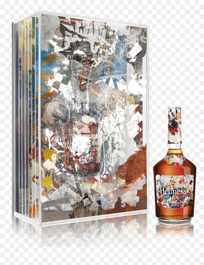 Hennessy Very Special Collector’s Edition By Vhils - Hennessy Vhils Limited Edition, HD Png Download - hennessy bottle png