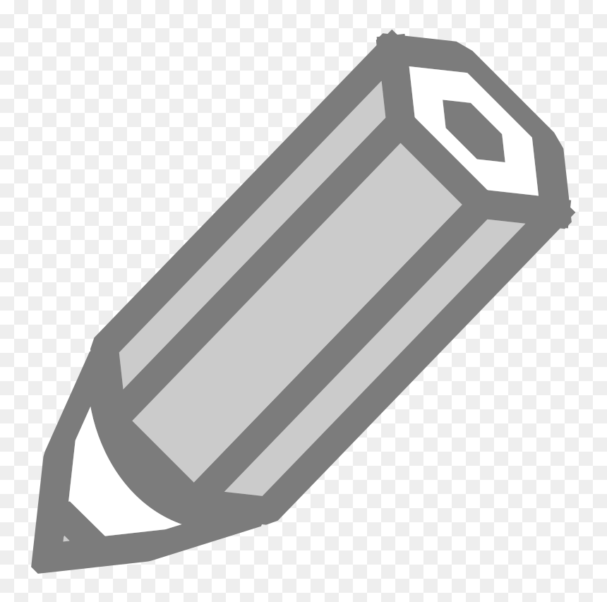 Pencil Icon - Pencil Icon 2d Transparent, HD Png Download - pencil icon png