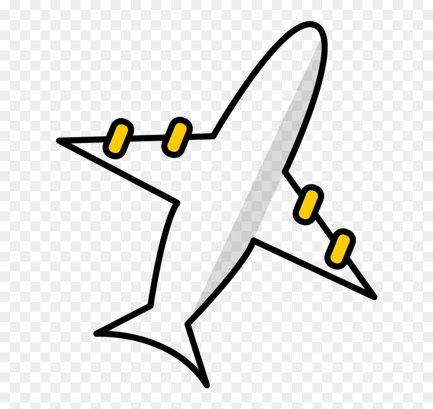 Airplane-icon, HD Png Download - airplane icon png