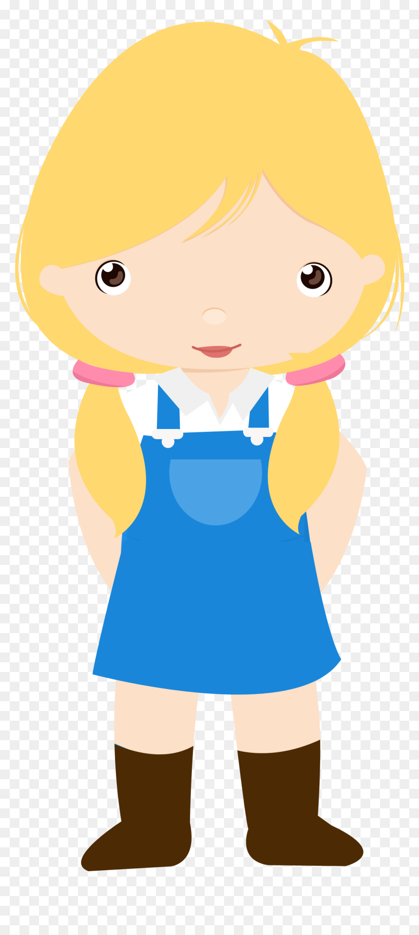 Pin By Liran S On Clipart - Little Farm Girl Cartoon, HD Png Download - farm png
