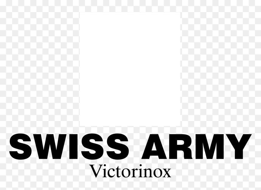 Swiss Army Victorinox Logo Black And White, HD Png Download - army logo png