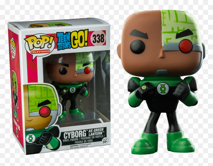 Transparent Green Lantern Png - Pop Figure Teen Titans Go, Png Download - green lantern png