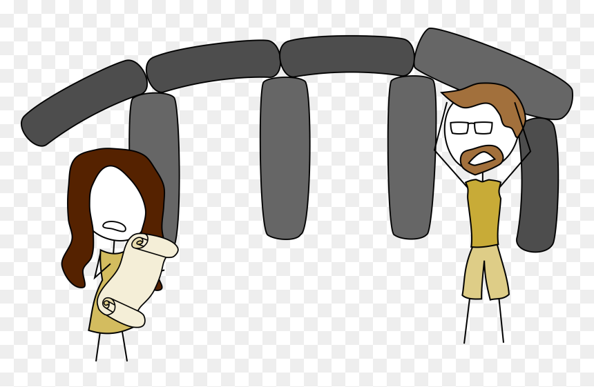 Almost Definitely Not Built By Aliens , Png Download - Simple Cartoon Stonehenge, Transparent Png - aliens png