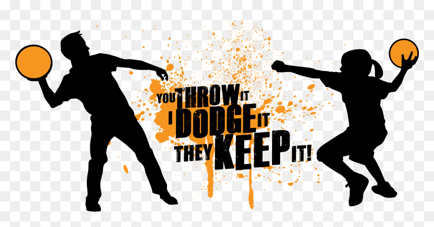 Dodgeball Tournament Logo Related Keywords - Dodgeball Silhouette, HD Png Download - dodgeball png