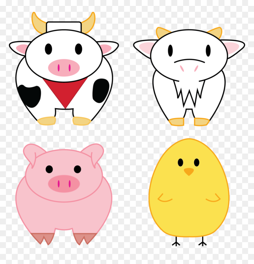 Free Download Farm Animals Png Clipart Farming Simulator - Transparent Farm Animals Cartoon, Png Download - farm png