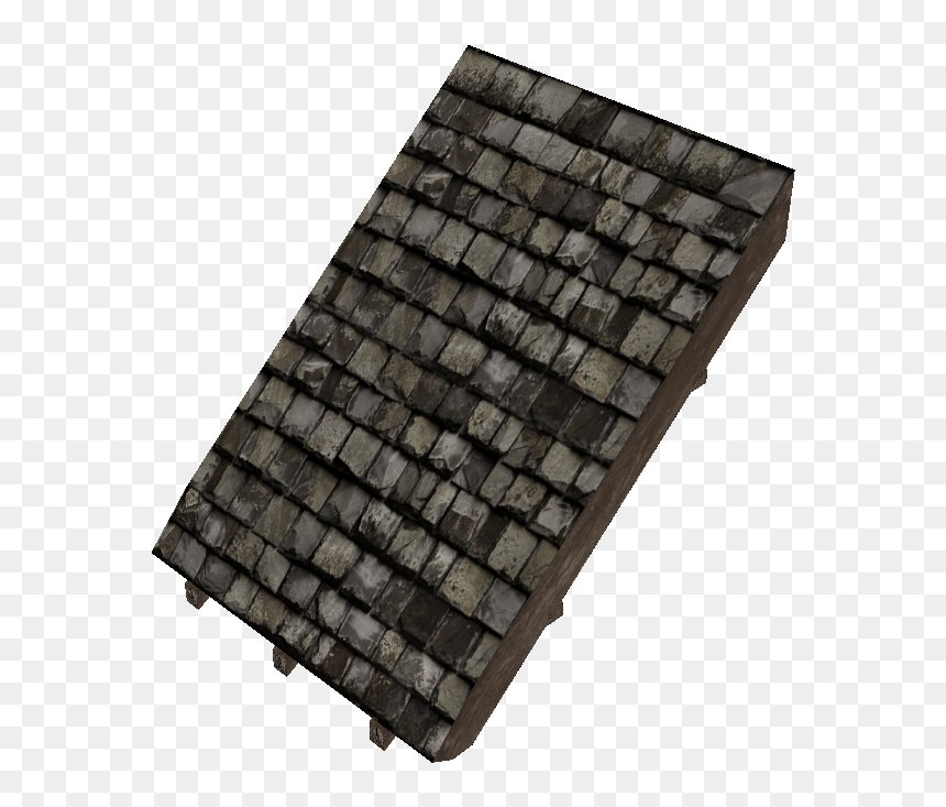Slate Shingle Roof - Roof, HD Png Download - roof png