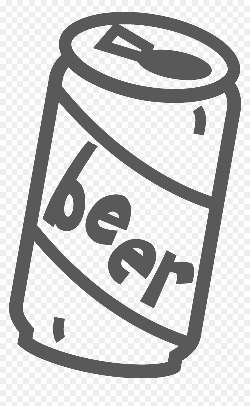 Cartoon Beer Can F4000 - Beer Can Clip Art, HD Png Download - beer can png