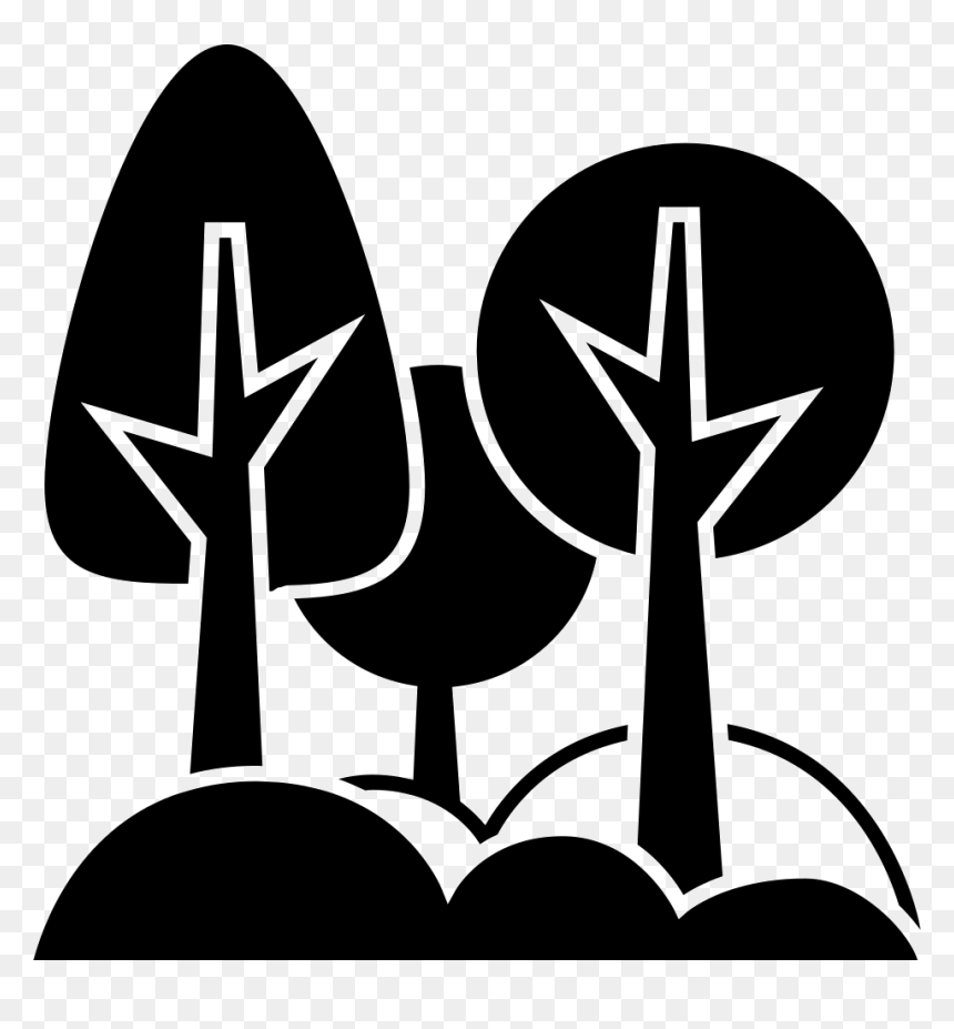 Green Park City Space - Black Green Space Icon, HD Png Download - city icon png