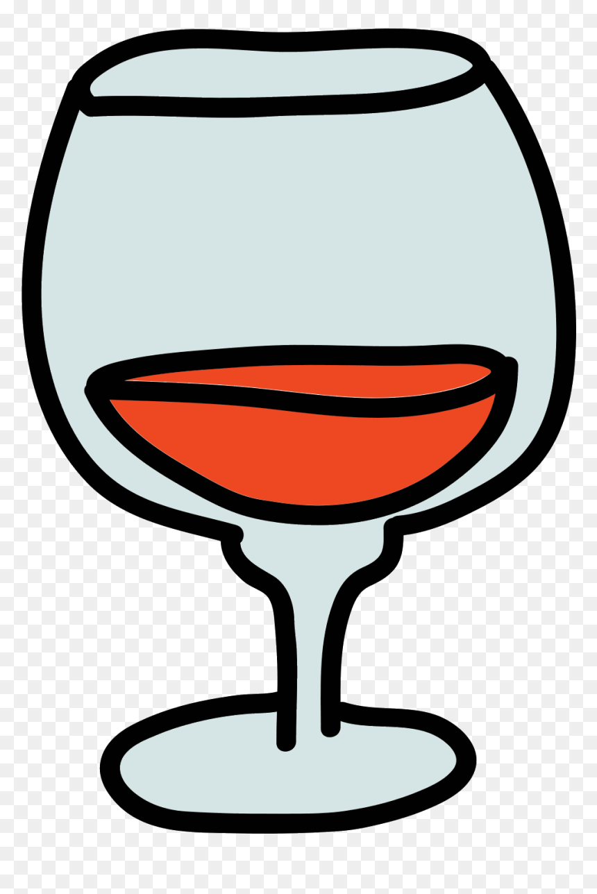 Wine Glass Icon - Wine Glass Cartoon Png, Transparent Png - wine glasses png