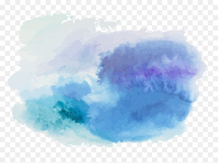 Short Caption For Girls, HD Png Download - blue watercolor png